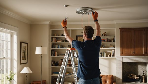 Comment installer un luminaire au plafond ?